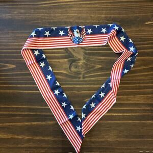 Country Flag Tie Headband National Flag, Breathable Sweatband American Eagle b